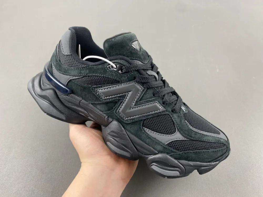 premium New Balance 9060 Black Suede - New Balance 9060 Black Suede